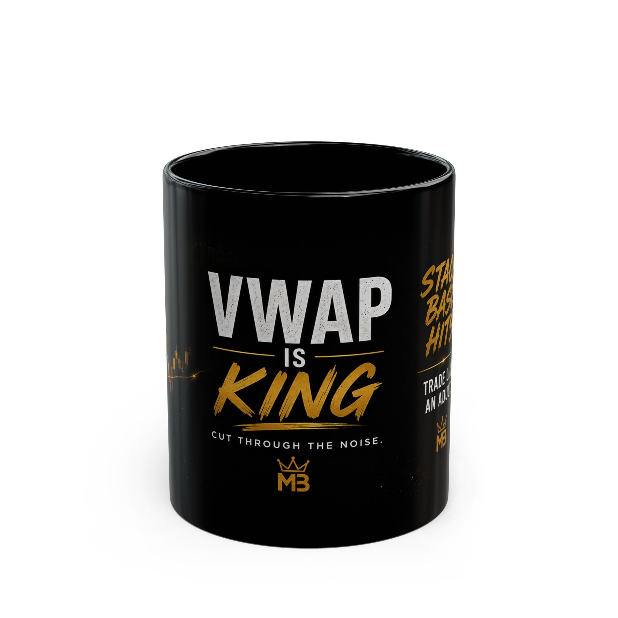 VWAP IS KING™ Premium Trading Mug | 15 oz | Market Butcher Collection 001